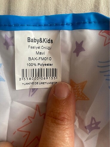 Beden mavi Renk Mama Önlüğü