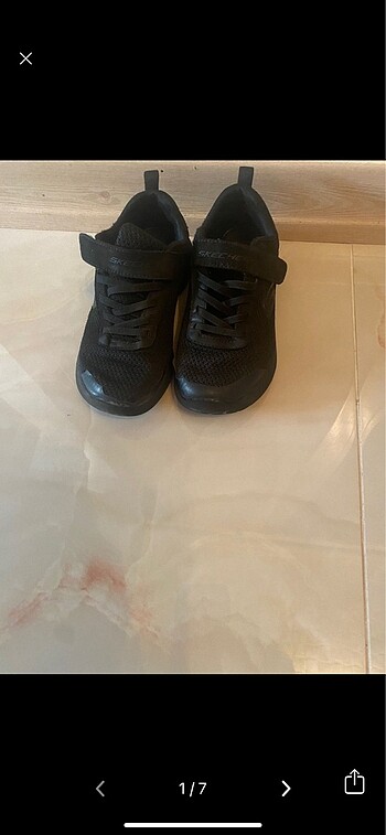 29 Beden Siyah orjinal 29 numara skechers