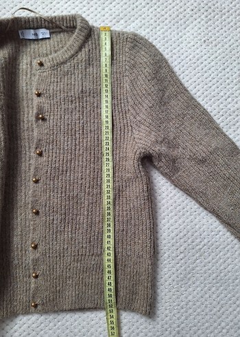 Bej Örgü Kadın Hırka - Görsel 3