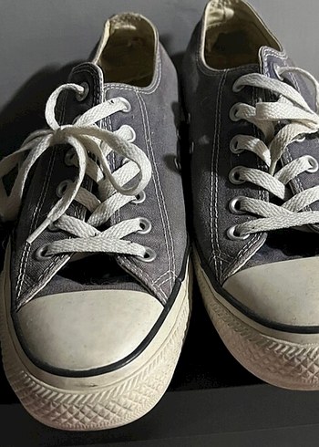 mavimsi Gri Kadın Sneakers Bağcıklı Rahat - Görsel 2