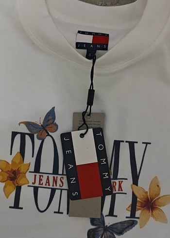 Tommy Beyaz Kız Çocuk Baskılı Tişört - Görsel 3