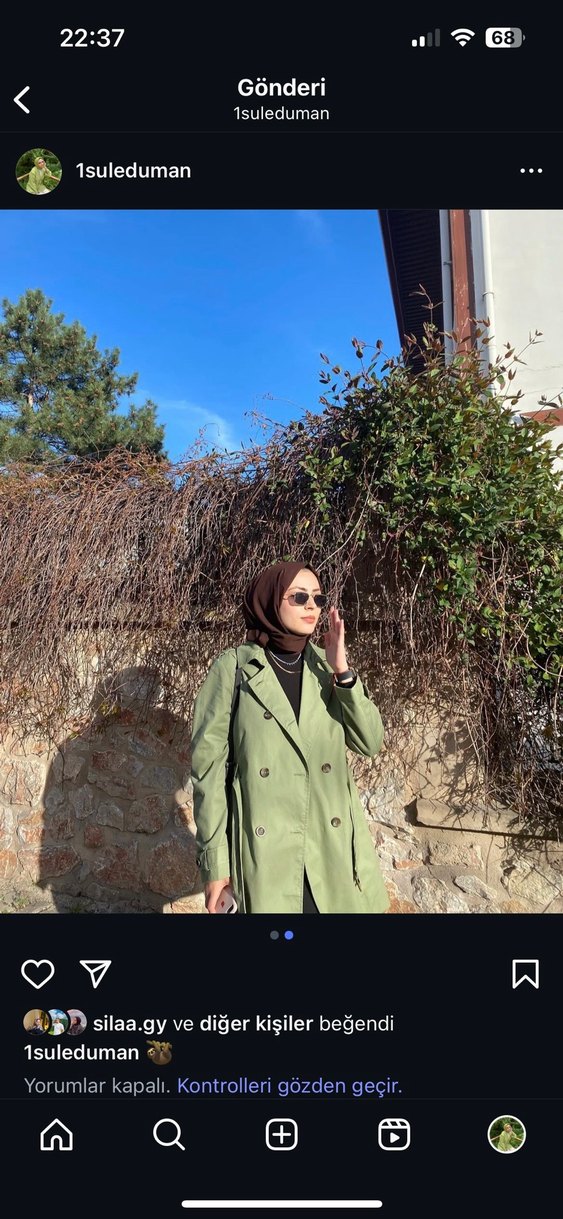 Kadın Haki Midi Trençkot - Görsel 2