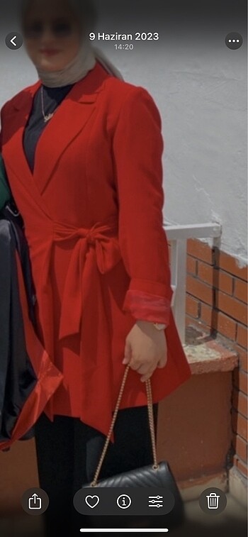 Zara Kirmizi ceket