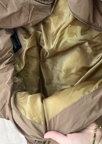 Kahverengi Midi Kadın Kışlık Mont - Görsel 3