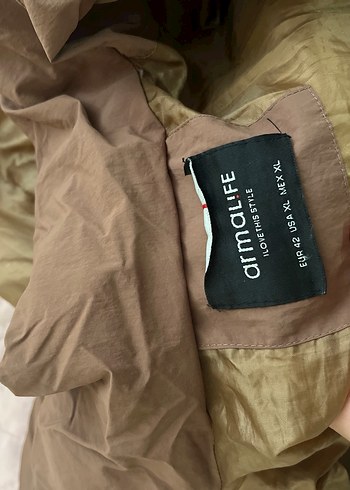 Kahverengi Midi Kadın Kışlık Mont - Görsel 4