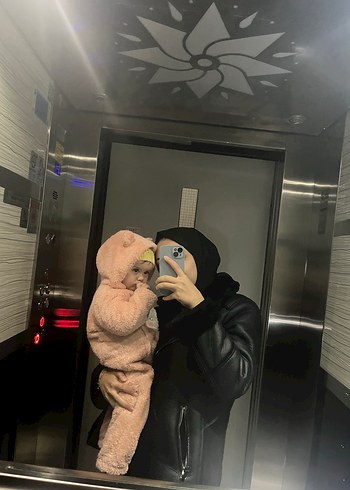 Siyah Kadın Midi Street Wear Kaban - Görsel 2