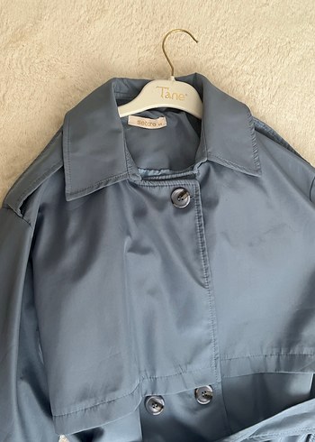 Mavi Kadın Uzun Kemerli Trençkot - Görsel 2