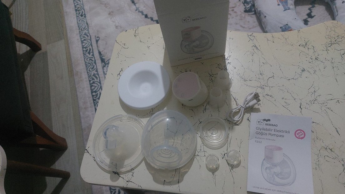 Beyaz Hafif Göğüs Pompası - Görsel 2