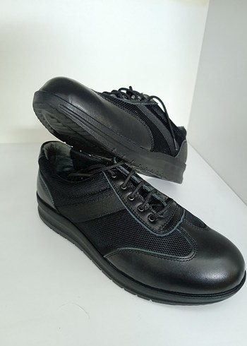 Siyah Klasik Bağcıklı Erkek Günlük Ayakkabı - Görsel 3