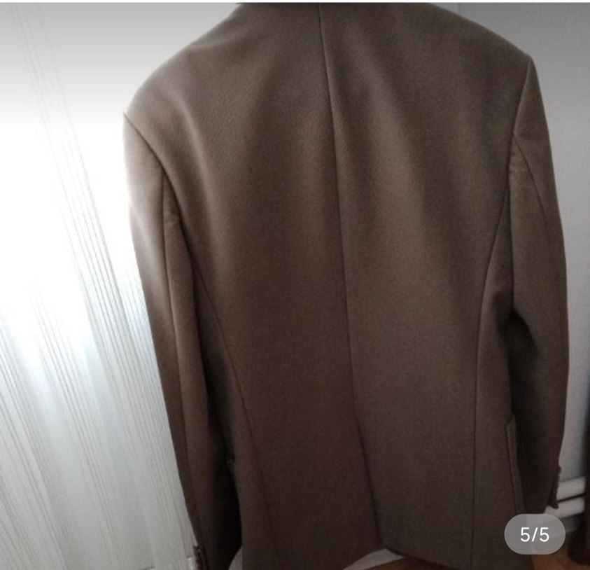 Klasik Erkek Kahverengi Düğmeli çeget - Görsel 3