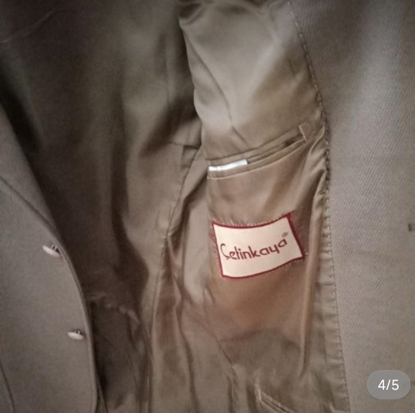 Klasik Erkek Kahverengi Düğmeli çeget - Görsel 2