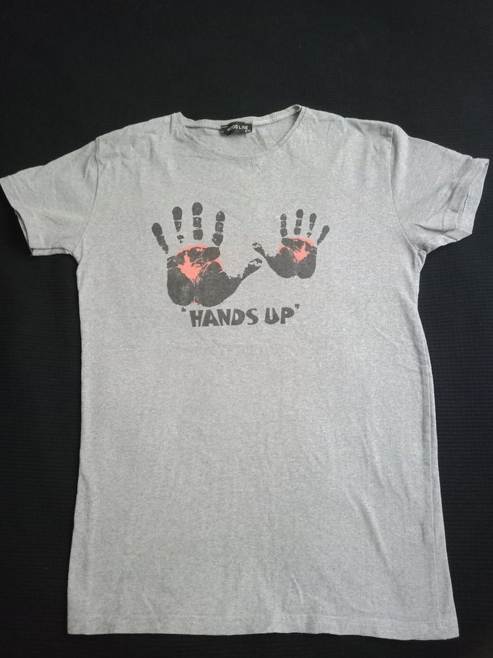 3 tişört tek fiyata Erkek Pembe Baskılı Kısa Kollu Pamuk Tişört - Görsel 2