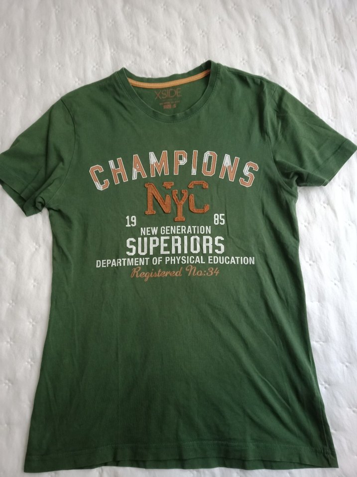 3 tişört tek fiyata Erkek Pembe Baskılı Kısa Kollu Pamuk Tişört - Görsel 3