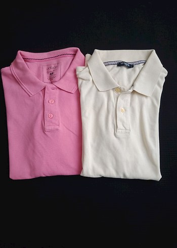 iki tişört tek fiyata Kısa Kollu Polo Yaka Erkek Tişört - Görsel 5