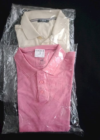 iki tişört tek fiyata Kısa Kollu Polo Yaka Erkek Tişört - Görsel 4