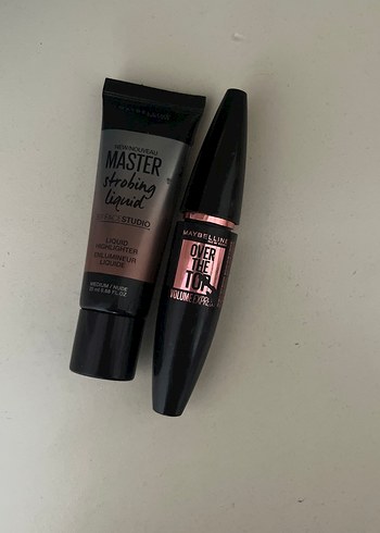 Maybelline Over TheTop Maskarave Master StrobingLikithighlighter