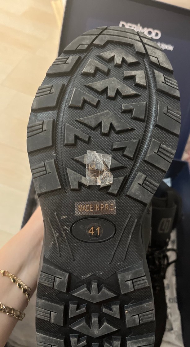 Siyah Erkek Outdoor Botları Velcro - Görsel 2