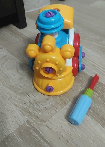 Renkli Plastik Oyuncak Tren - Görsel 2