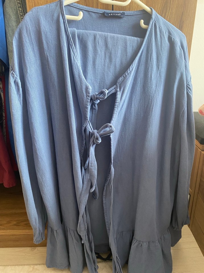 Müslin kumaş pantolonlu takım - Görsel 2