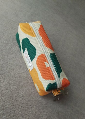 Ho Çiçekler Fermuarlı KancaKlipsli Çanta Aksesuarı & Anahtarlık - Görsel 2