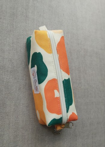 Ho Çiçekler Fermuarlı KancaKlipsli Çanta Aksesuarı & Anahtarlık - Görsel 6