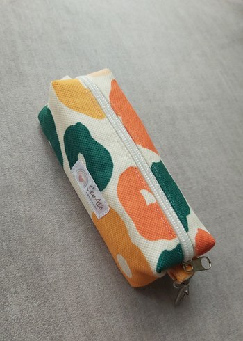 Ho Çiçekler Fermuarlı KancaKlipsli Çanta Aksesuarı & Anahtarlık - Görsel 9