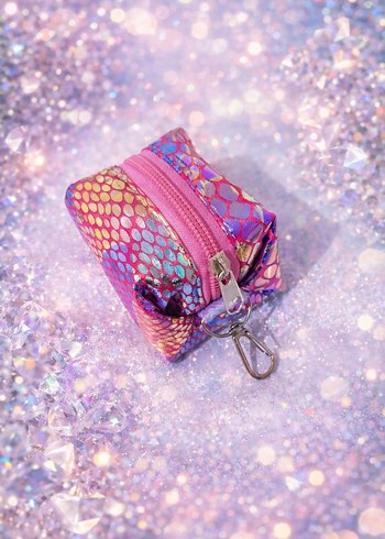 Fuya Hologramlı Fermuarlı Cüzdan& Anahtarlık& Çanta Aksesuarı - Görsel 10