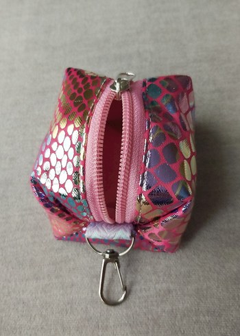 Fuya Hologramlı Fermuarlı Cüzdan& Anahtarlık& Çanta Aksesuarı - Görsel 3