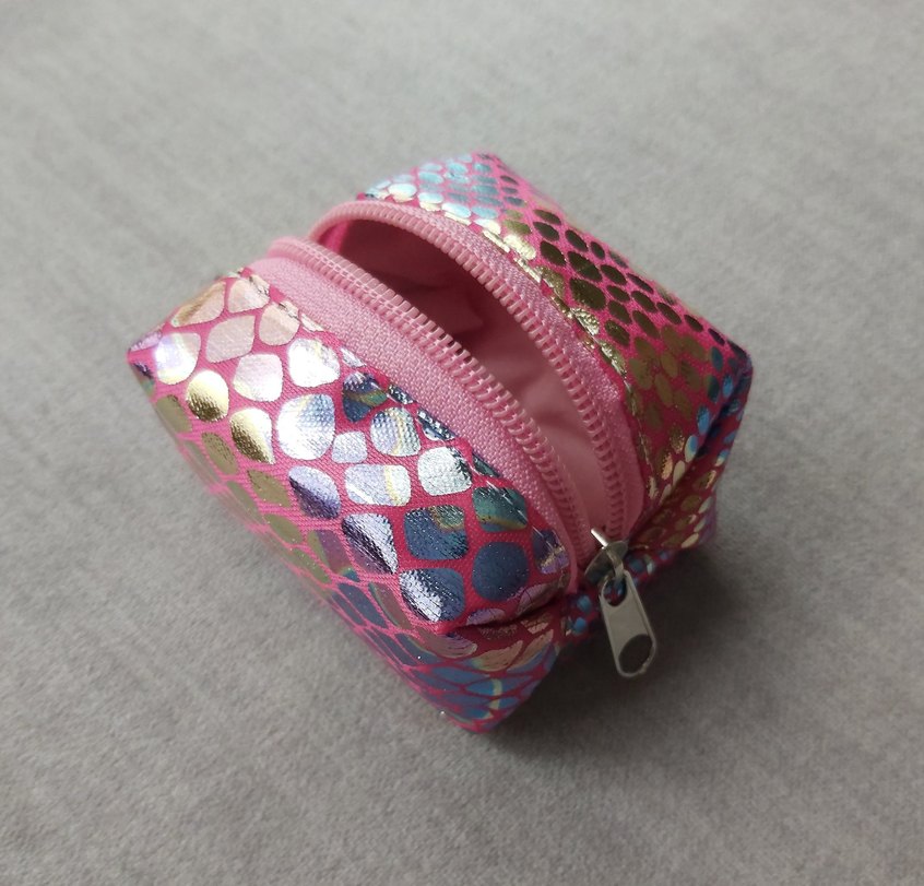 Fuya Hologramlı Fermuarlı Cüzdan& Anahtarlık& Çanta Aksesuarı - Görsel 5