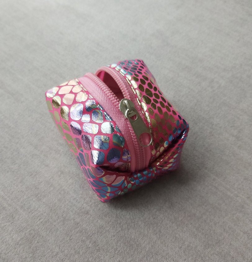 Fuya Hologramlı Fermuarlı Cüzdan& Anahtarlık& Çanta Aksesuarı - Görsel 4