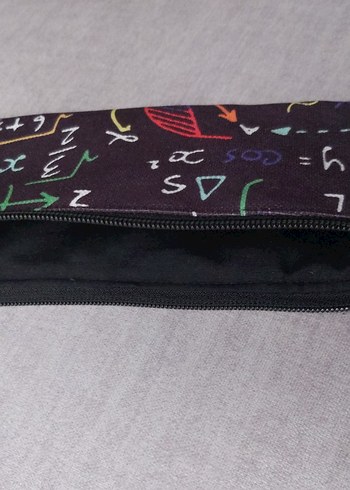 Matematik&Kimya Temalı Kalemlik/Organizer Çanta 2'li Set - Görsel 7