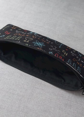 Matematik&Kimya Temalı Kalemlik/Organizer Çanta 2'li Set - Görsel 10