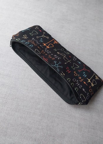 Matematik&Kimya Temalı Kalemlik/Organizer Çanta 2'li Set - Görsel 8