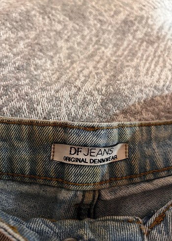 Mini denim şort - Görsel 2