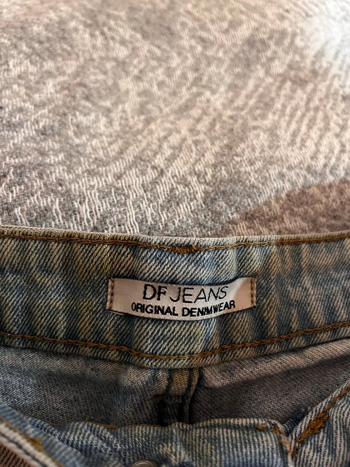 Mini denim şort - Görsel 2