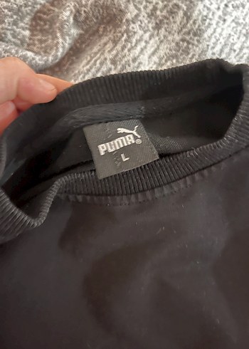 Siyah Kadın Puma Sweatshirt, Uzun Kollu - Görsel 2