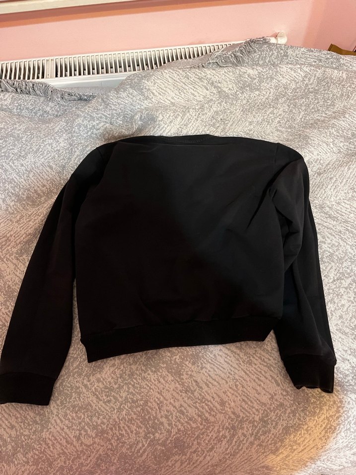 Siyah Kadın Puma Sweatshirt, Uzun Kollu - Görsel 3