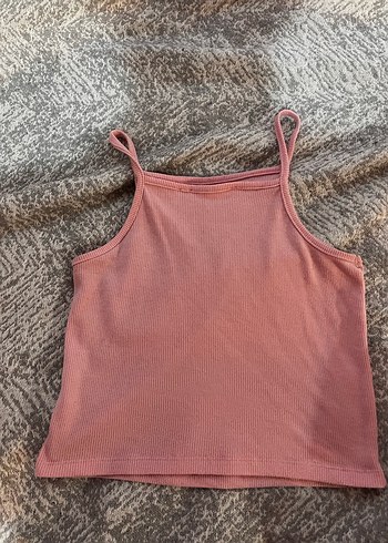 Pembe İnce Askılı Kadın Atlet - Görsel 2