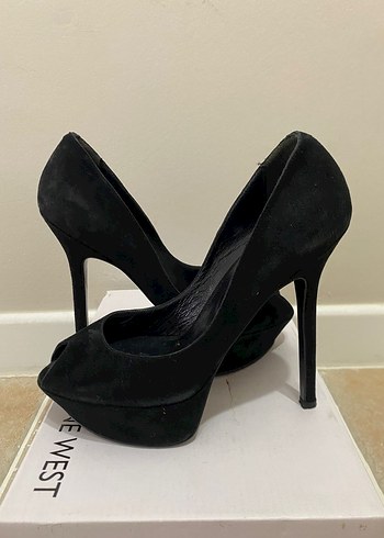 Diğer Siyah Süet Stiletto