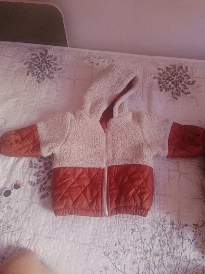 Kapüşonlu, Kürklü Kız Bebek Kayak Tulumu 1.5 yaş - Görsel 2