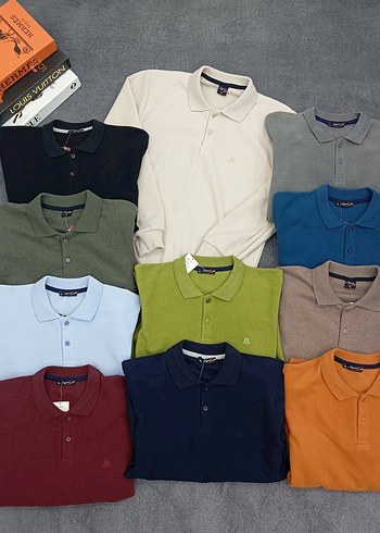 l/xl Beden mavi Renk Mavi Erkek Sweatshirt Uzun Kollu Regular Fit