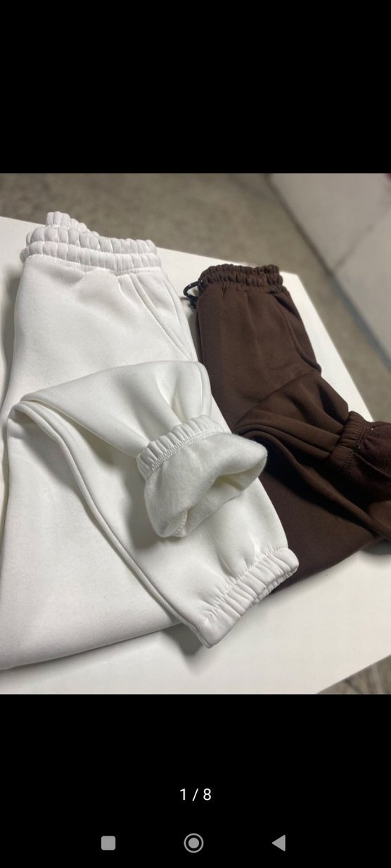 3iplik şardonlu eşofman altı - Görsel 2