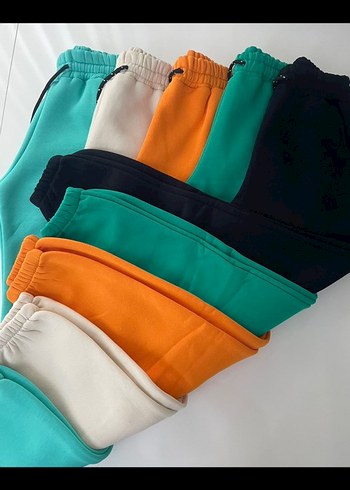 3iplik şardonlu eşofman alt - Görsel 3