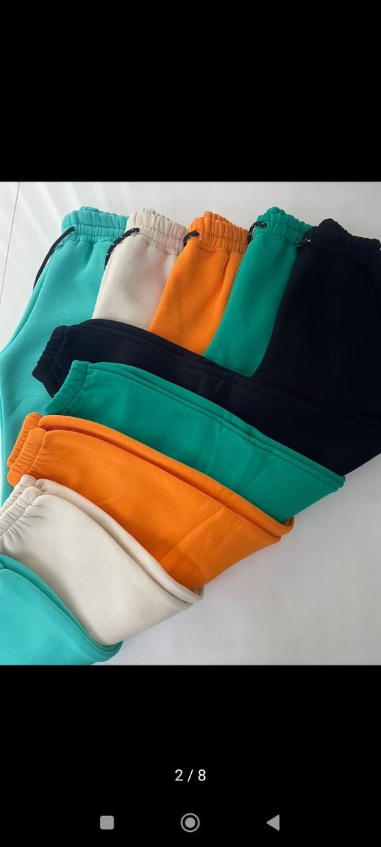 3iplik şardonlu eşofman alt - Görsel 3