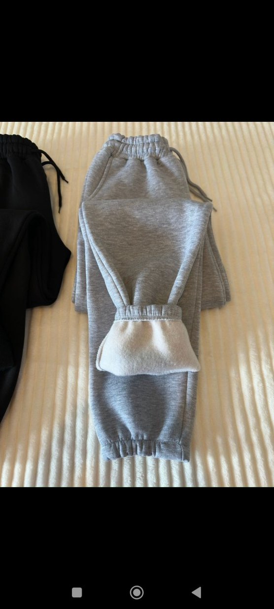 3iplik şardonlu eşofman altı - Görsel 3