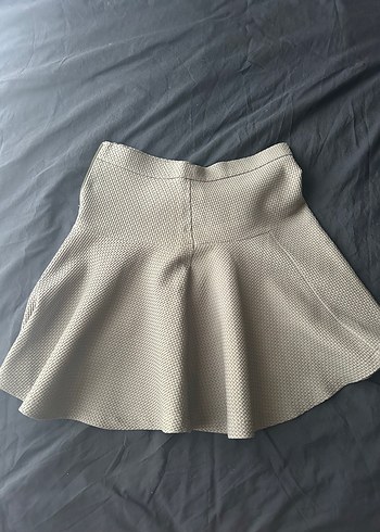 haki yeşili mini etek