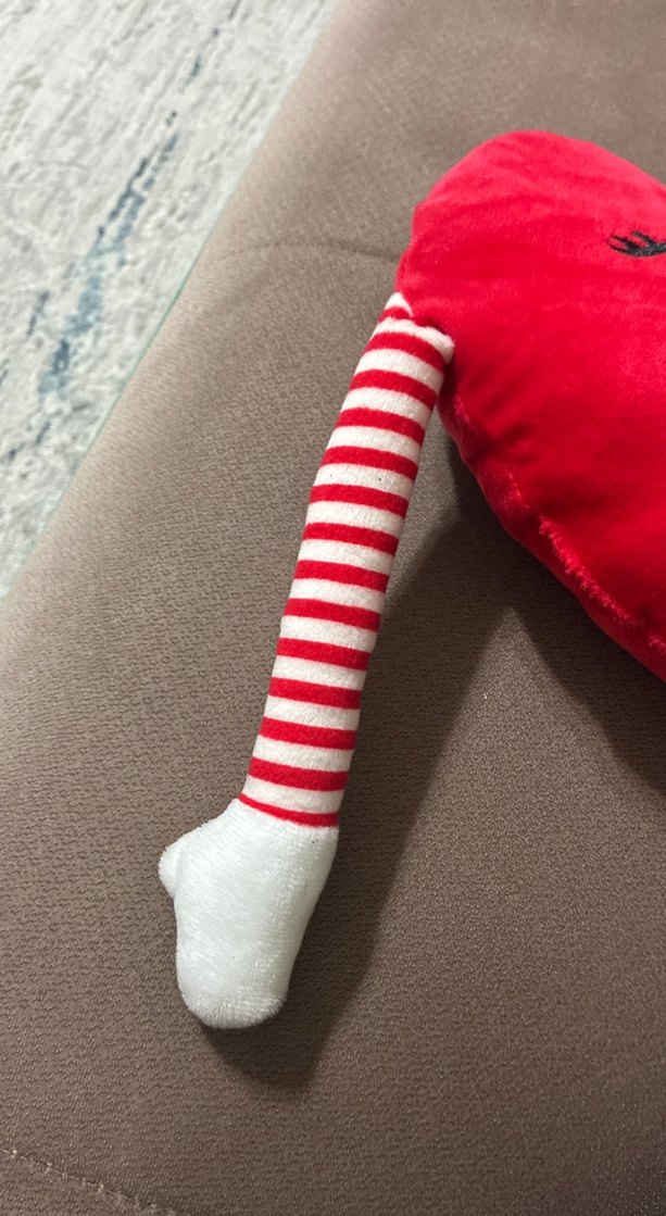 Kırmızı Renkli Yumuşak Peluş Oyuncak - Görsel 3