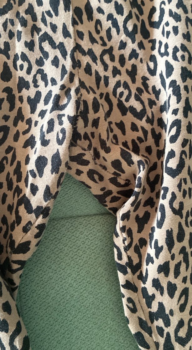 Kadın Leopar Desenli Tayt - Görsel 3