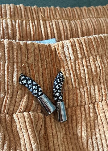 Kadın altın rengi kadife  Pantolon - Görsel 3