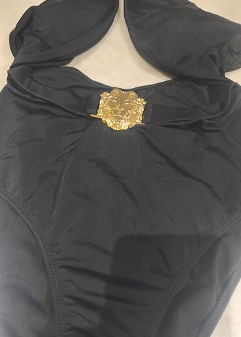 Siyah Tokalı Strappy Kadın Mayo - Görsel 2